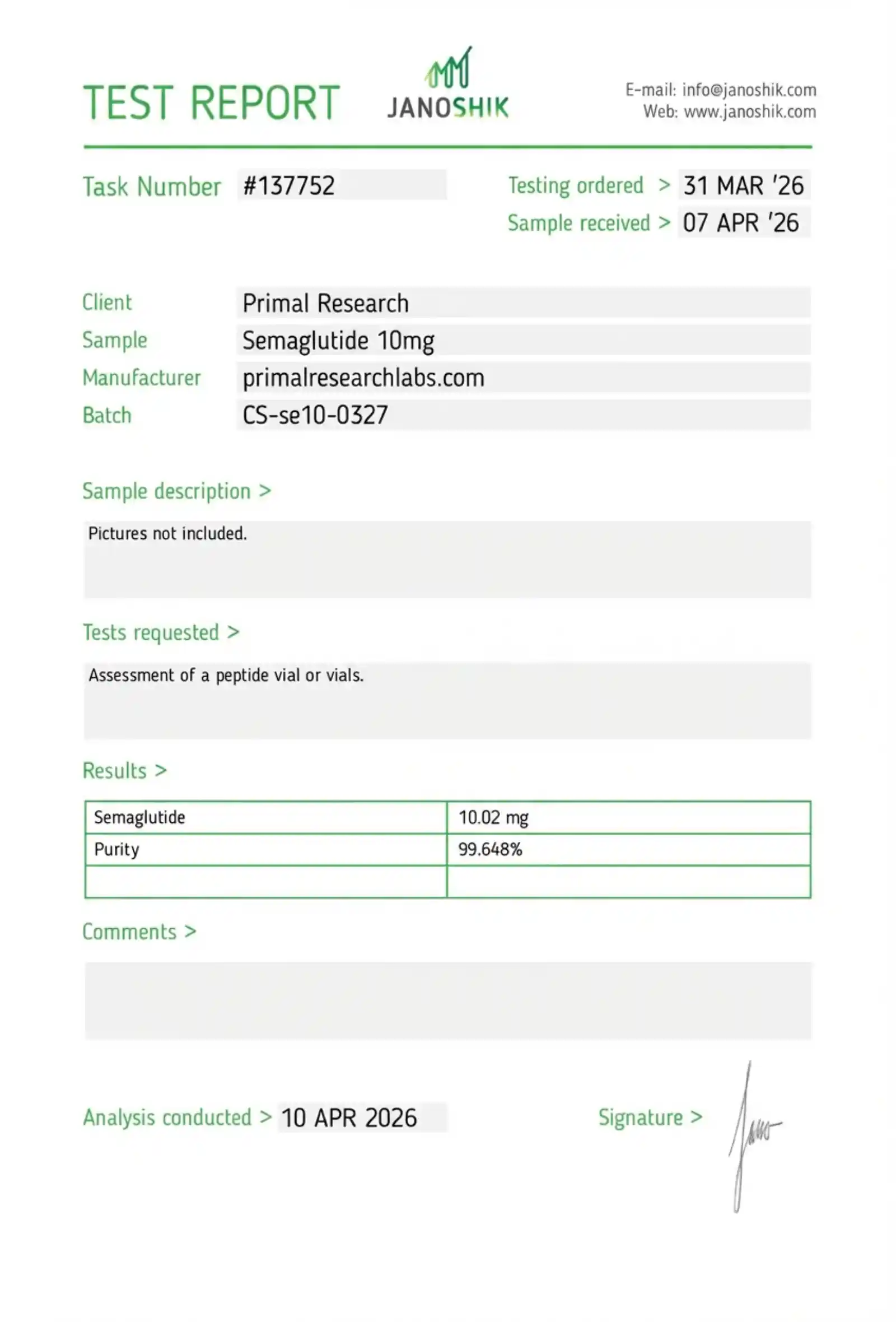 Semaglutide 10mg